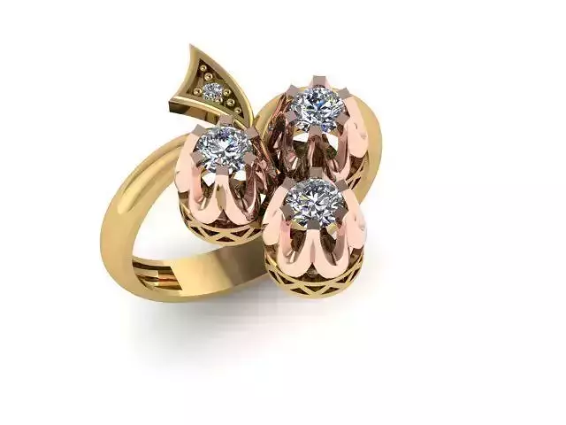 Gold - Ring 3D print model