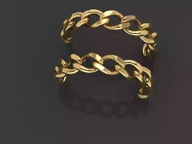 Chain - Earring 3D print model