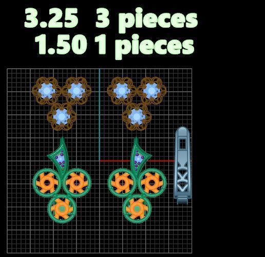 Earring - Gold 3D print model_3