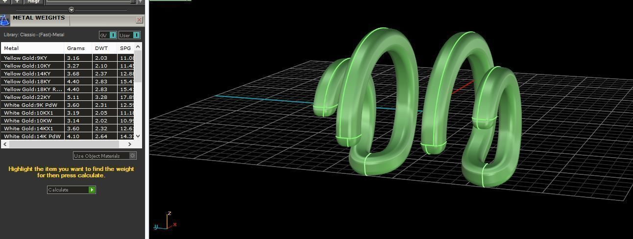 Earring - Gold 3D print model_5