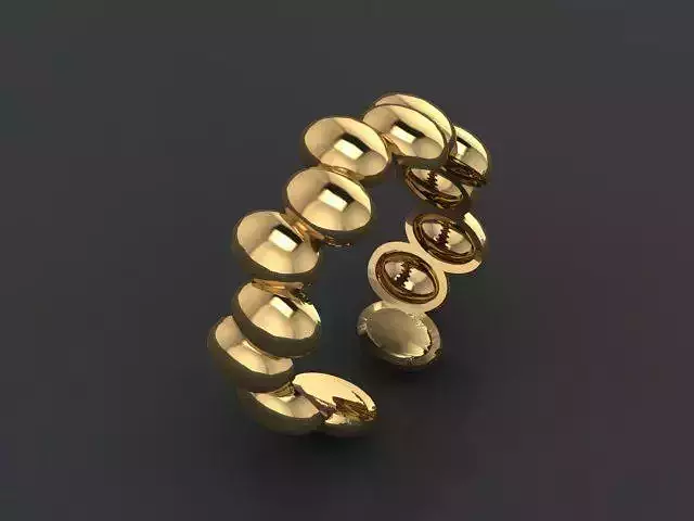 Rings gold ring 3D print model
