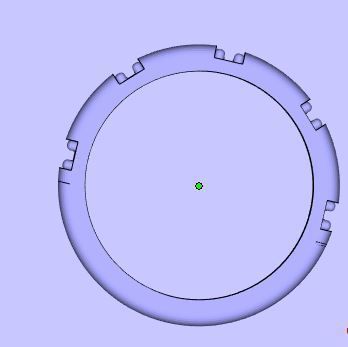 Rings gold ring with diamonds 3D print model_6