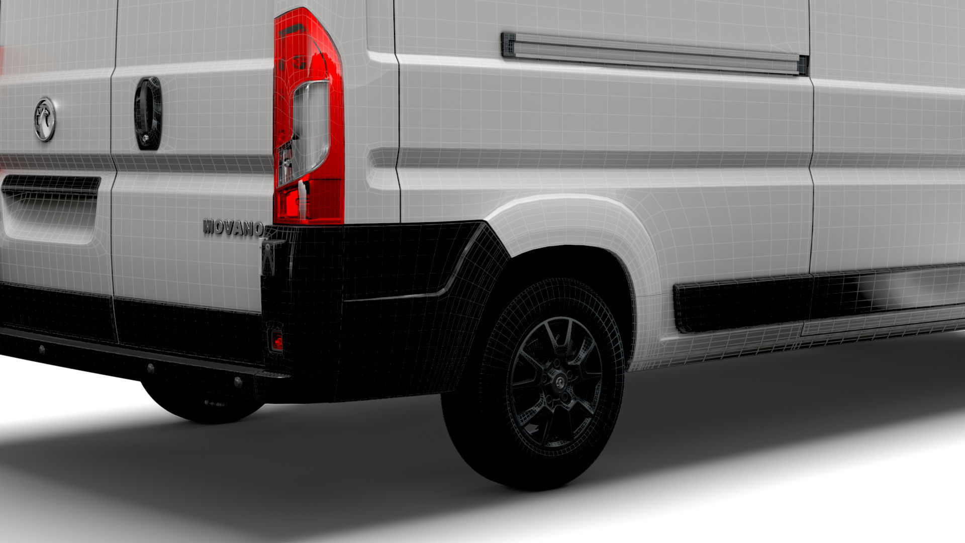 Vauxhall Movano Van L3H2 2022 3D model_23