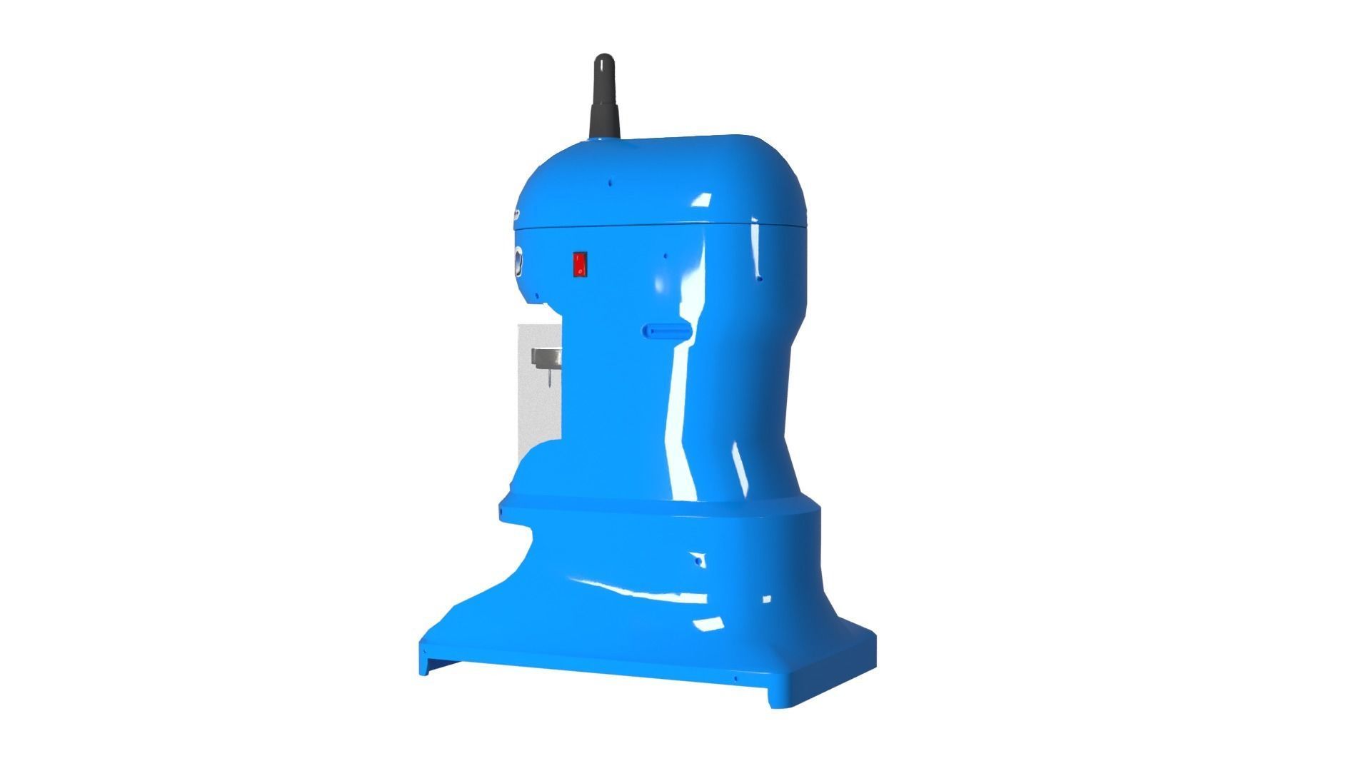 Ice shaver Low-poly 3D model_6