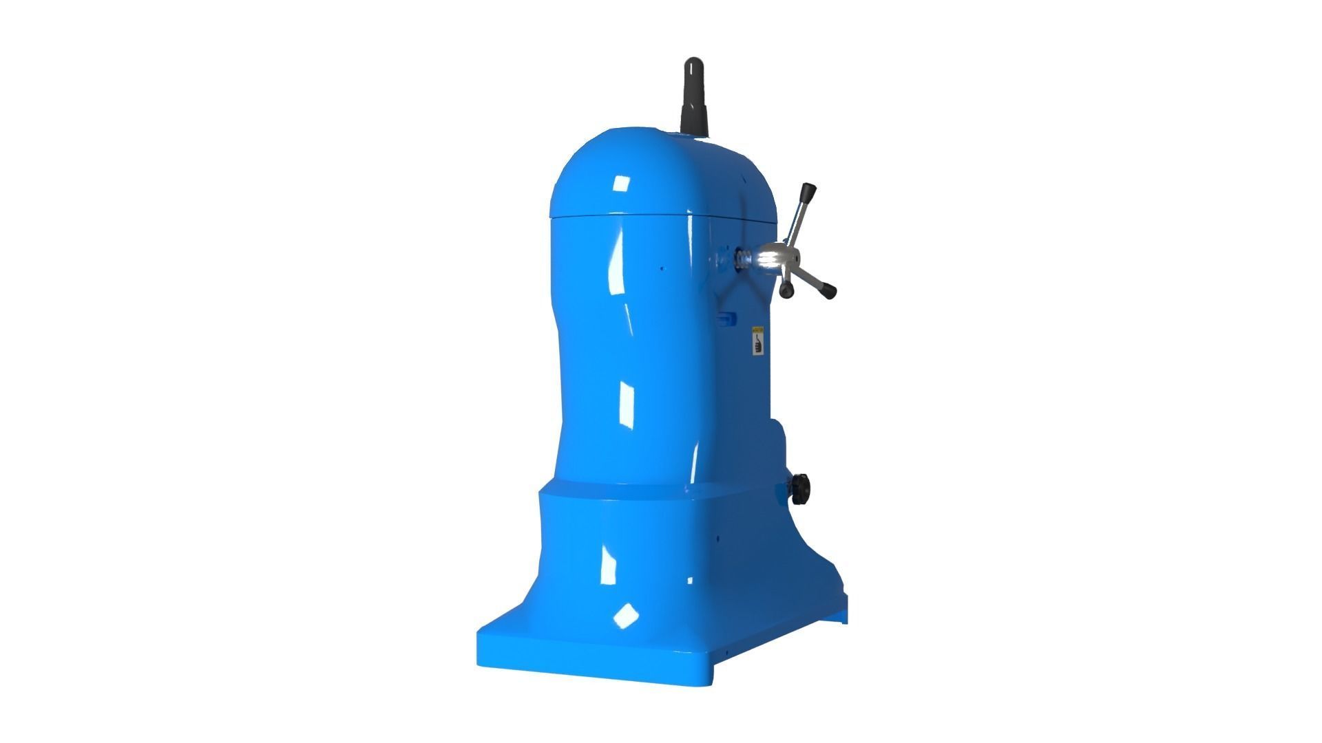 Ice shaver Low-poly 3D model_9