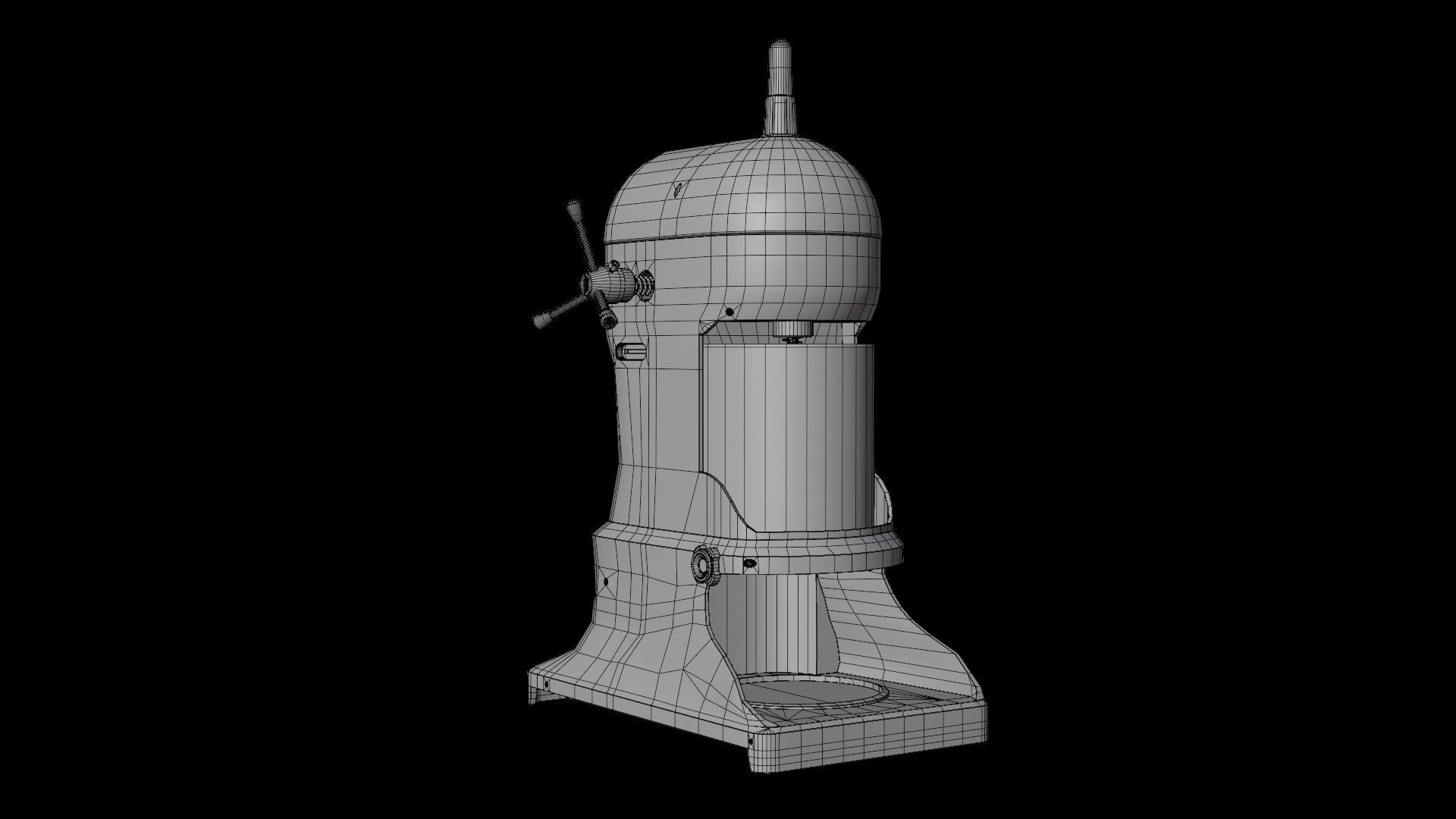 Ice shaver Low-poly 3D model_14