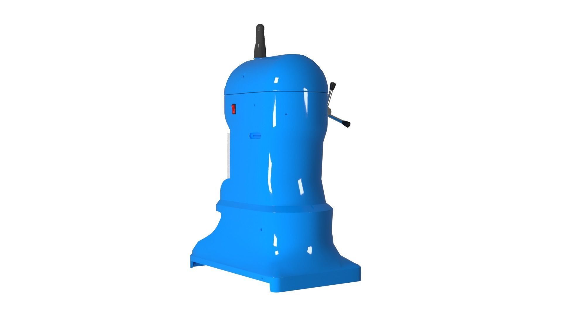 Ice shaver Low-poly 3D model_7