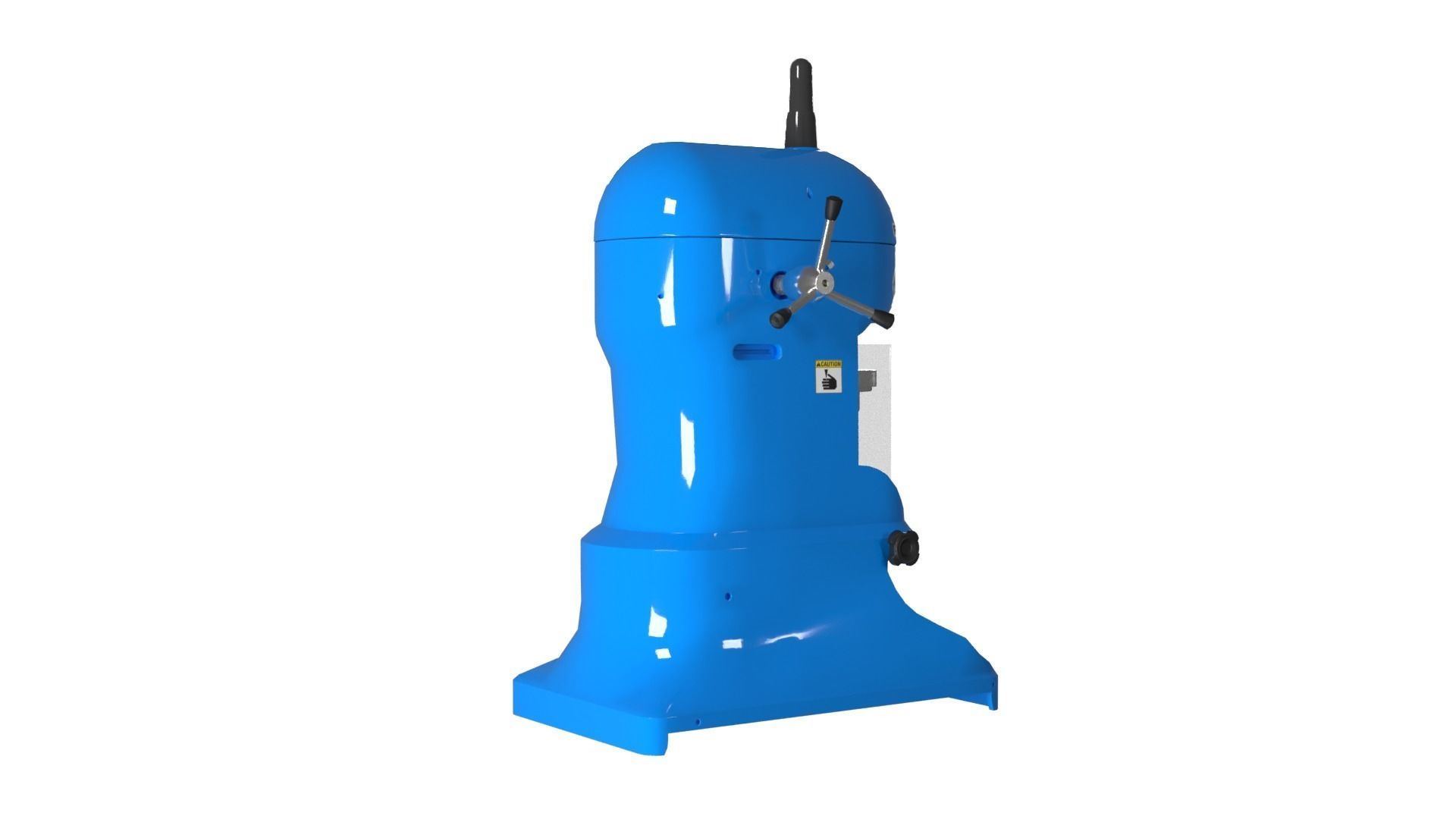 Ice shaver Low-poly 3D model_10