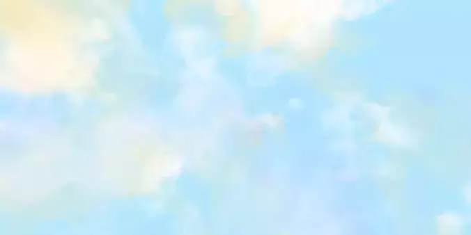 HDRI Panoramic Sky - 360 - bright day Low-poly 3D model
