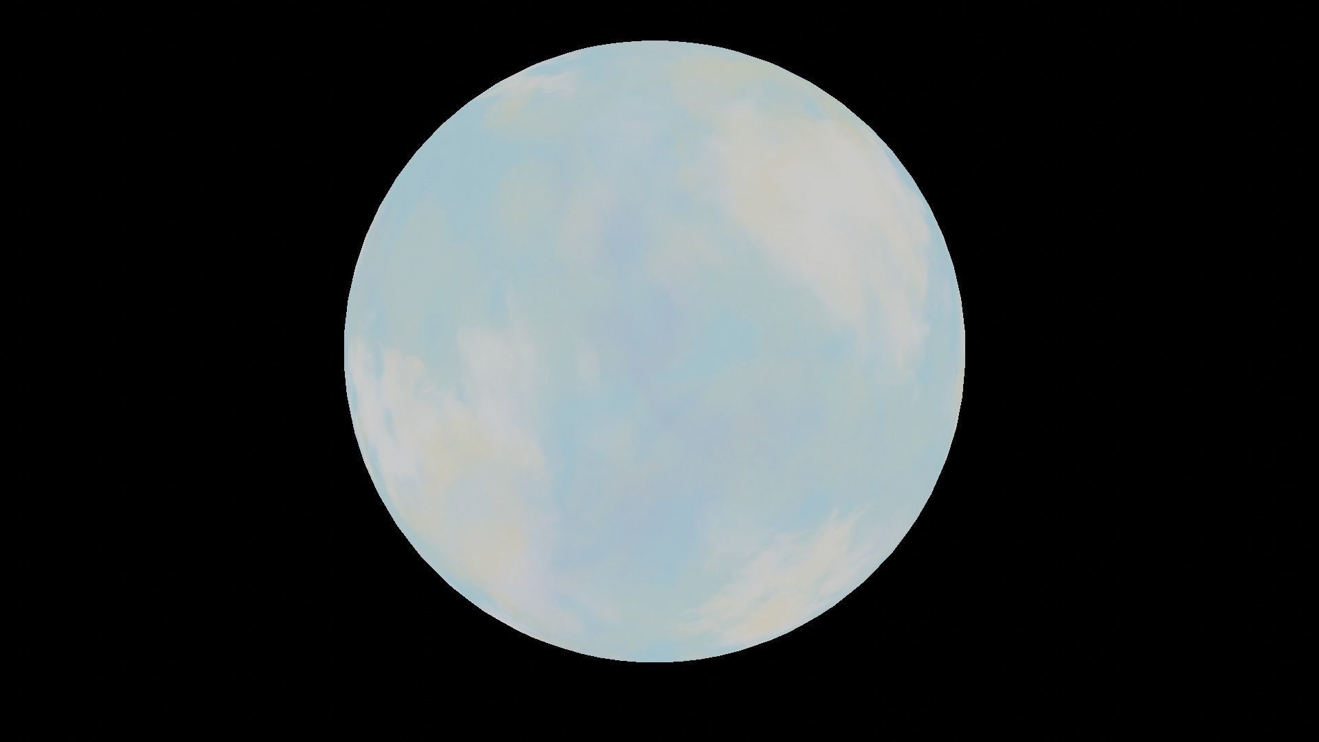 HDRI Panoramic Sky - 360 - bright day Low-poly 3D model_7