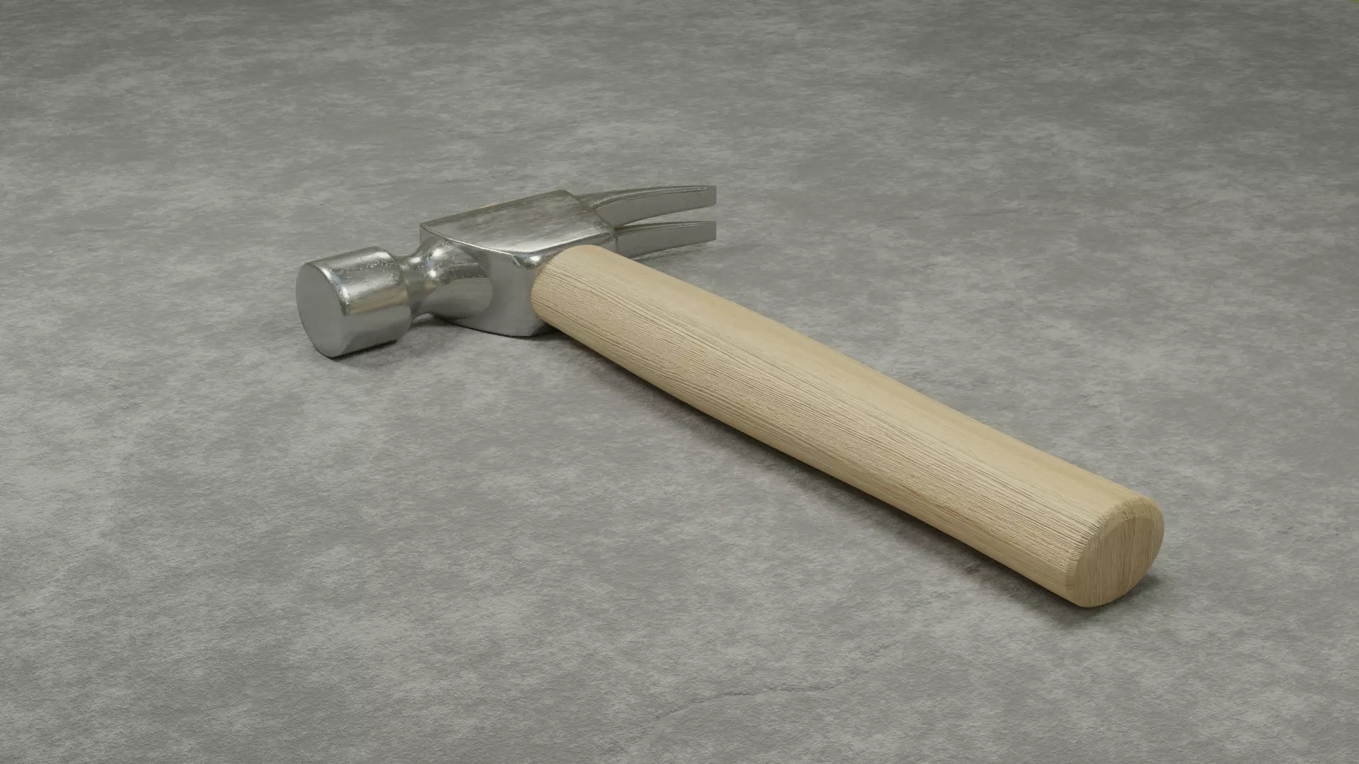 Hammer Free low-poly 3D model