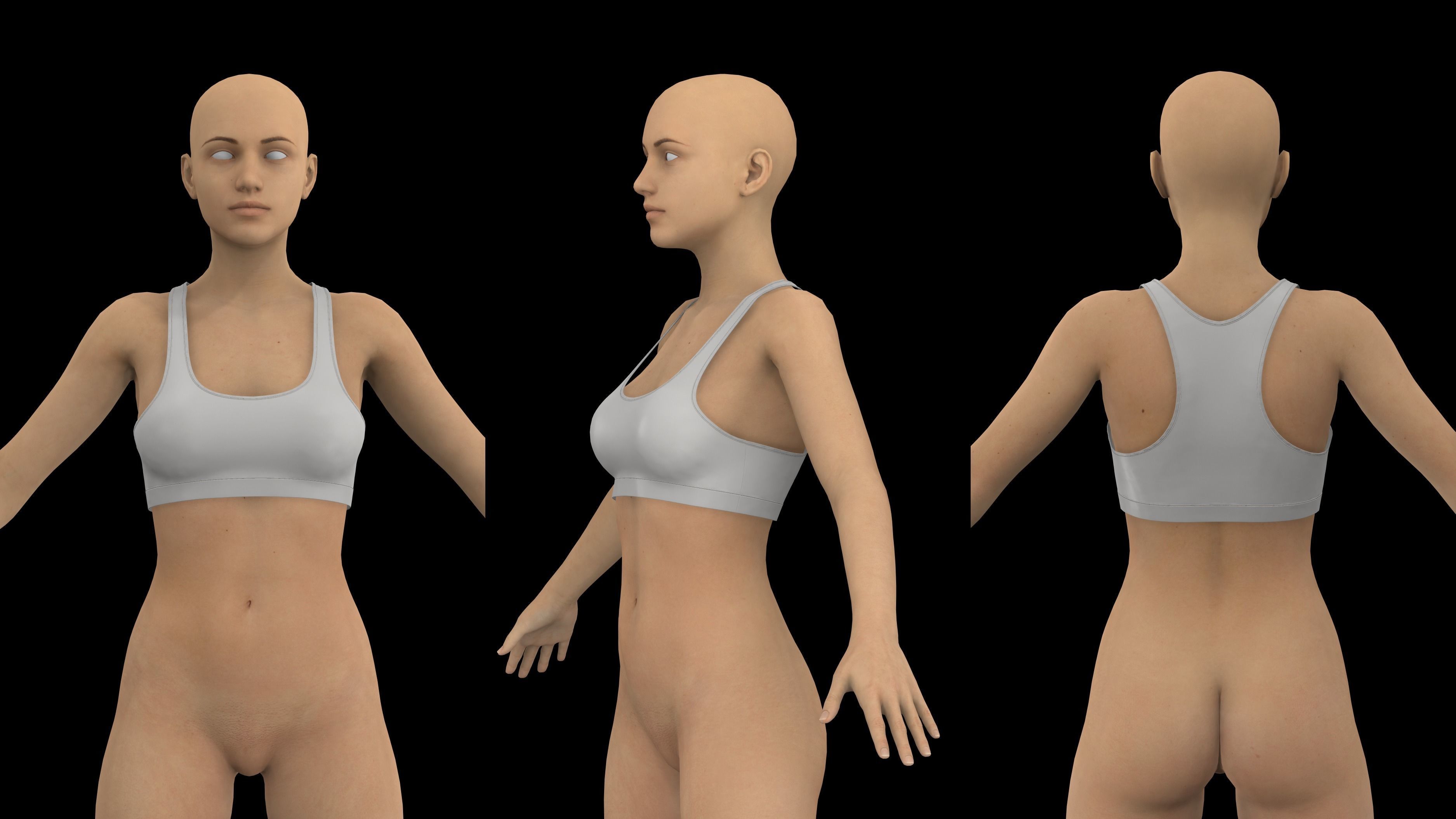 FEMALE CLOTHES PACK 2021 genesis 8 highpoly 3D model_4