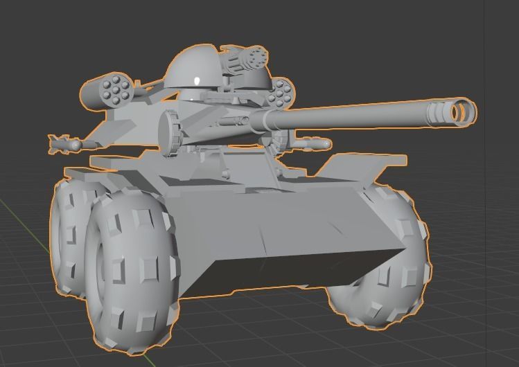 Foxhound AFV 3D model_2