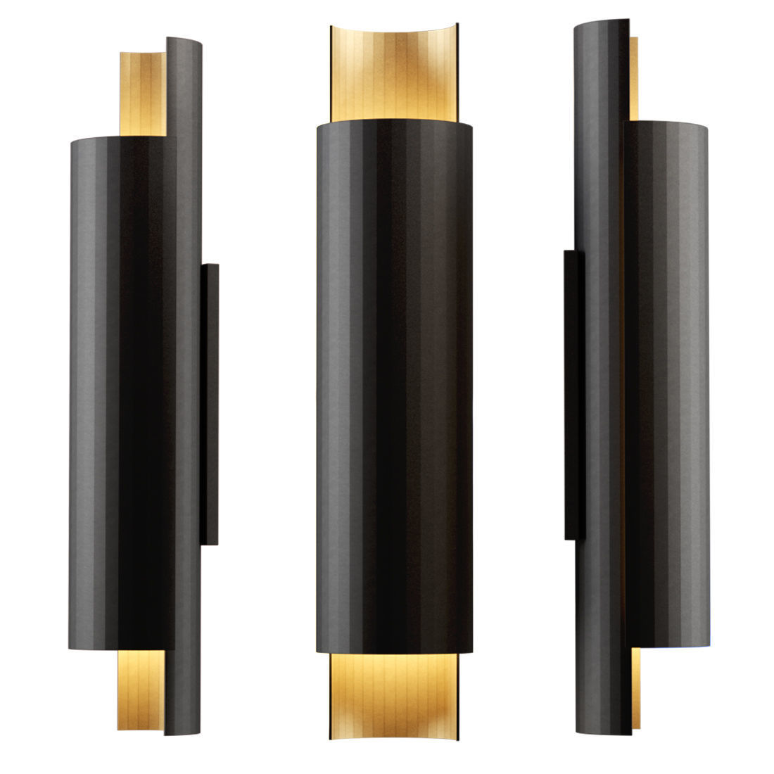 Holly Hunt Flis Sconce  Low-poly 3D model_5