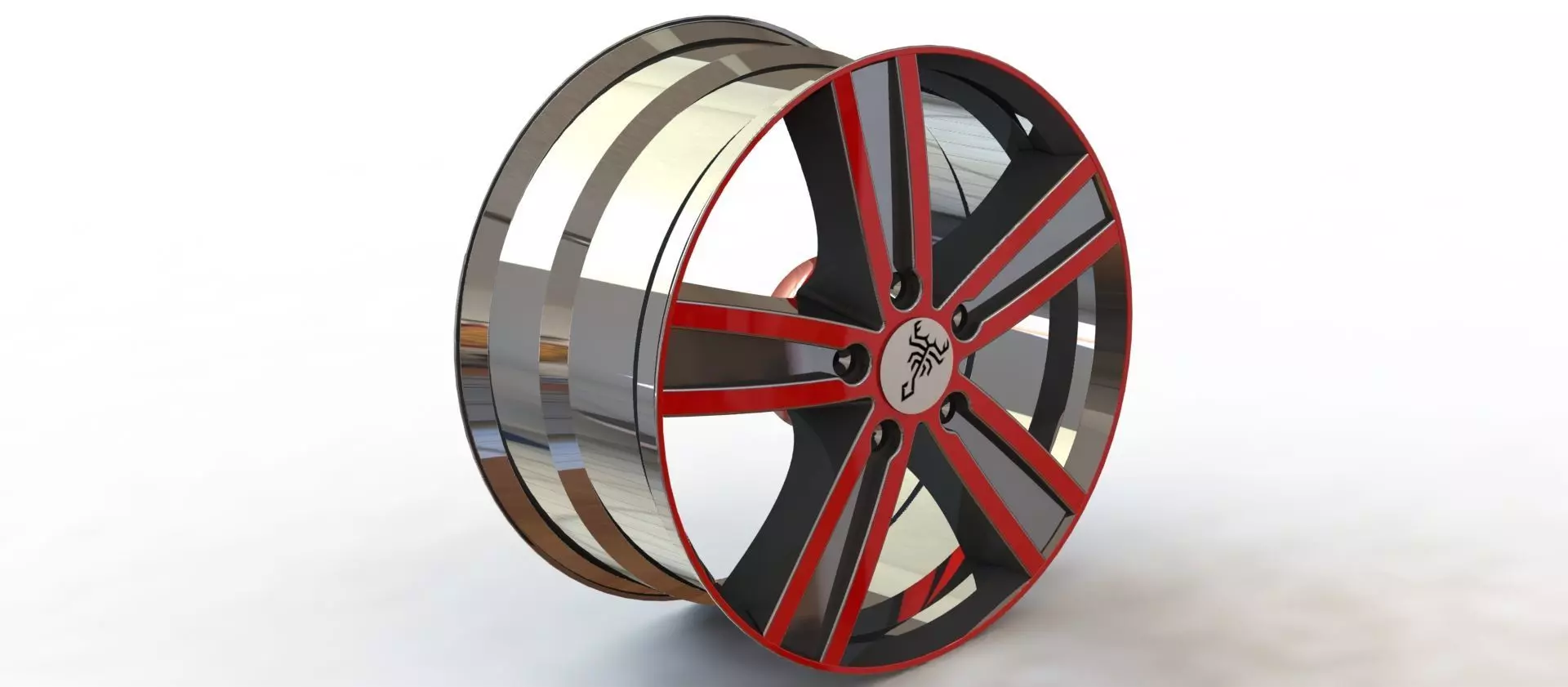 Car rim 3D model_0