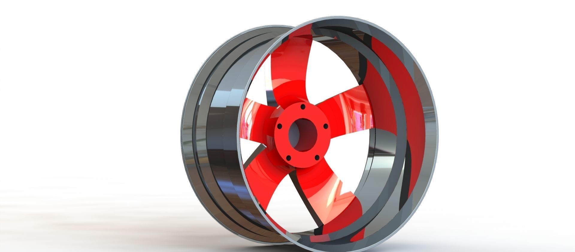 Car rim 3D model_4