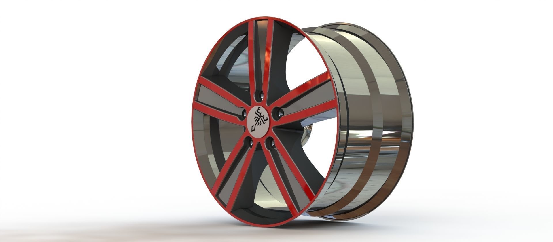 Car rim 3D model_2
