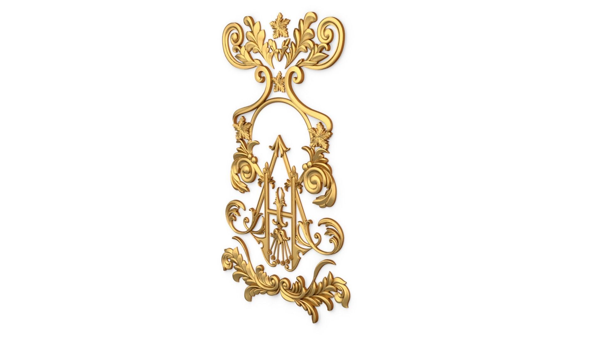 Classic decor ornament 46 3D print model_2