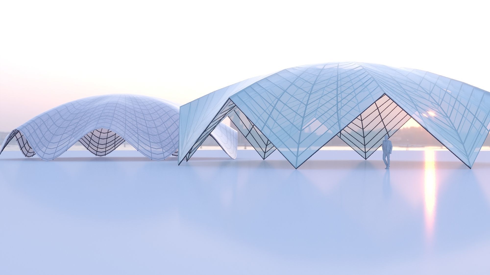 Parametric circle stand 3D model_1