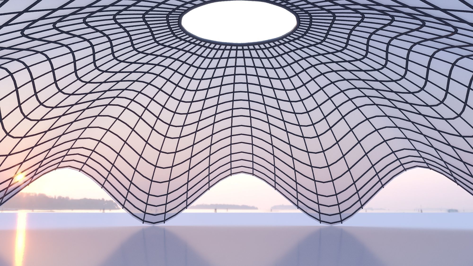 Parametric circle stand 3D model_3