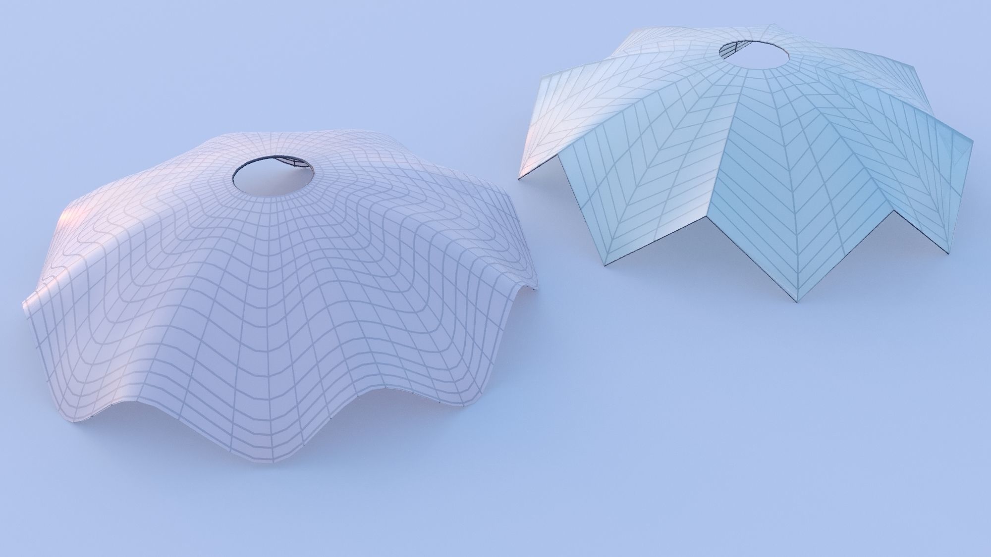 Parametric circle stand 3D model_7