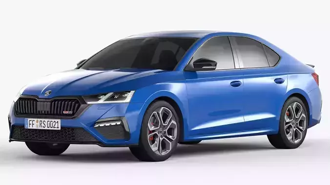 Skoda Octavia RS 2020 3D model