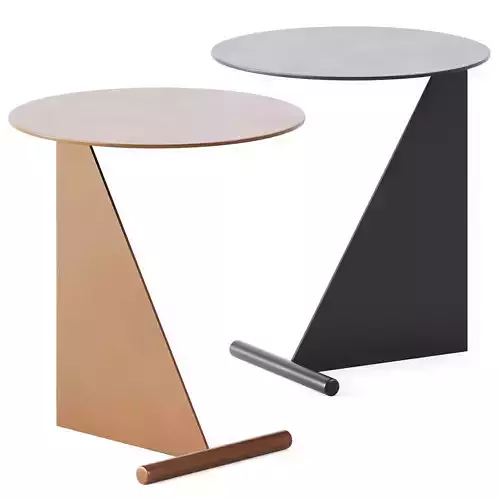 Max Enrich Powder coated Iron Side Table Stabile