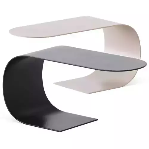 Contemporary Cantilever Table in Recycled