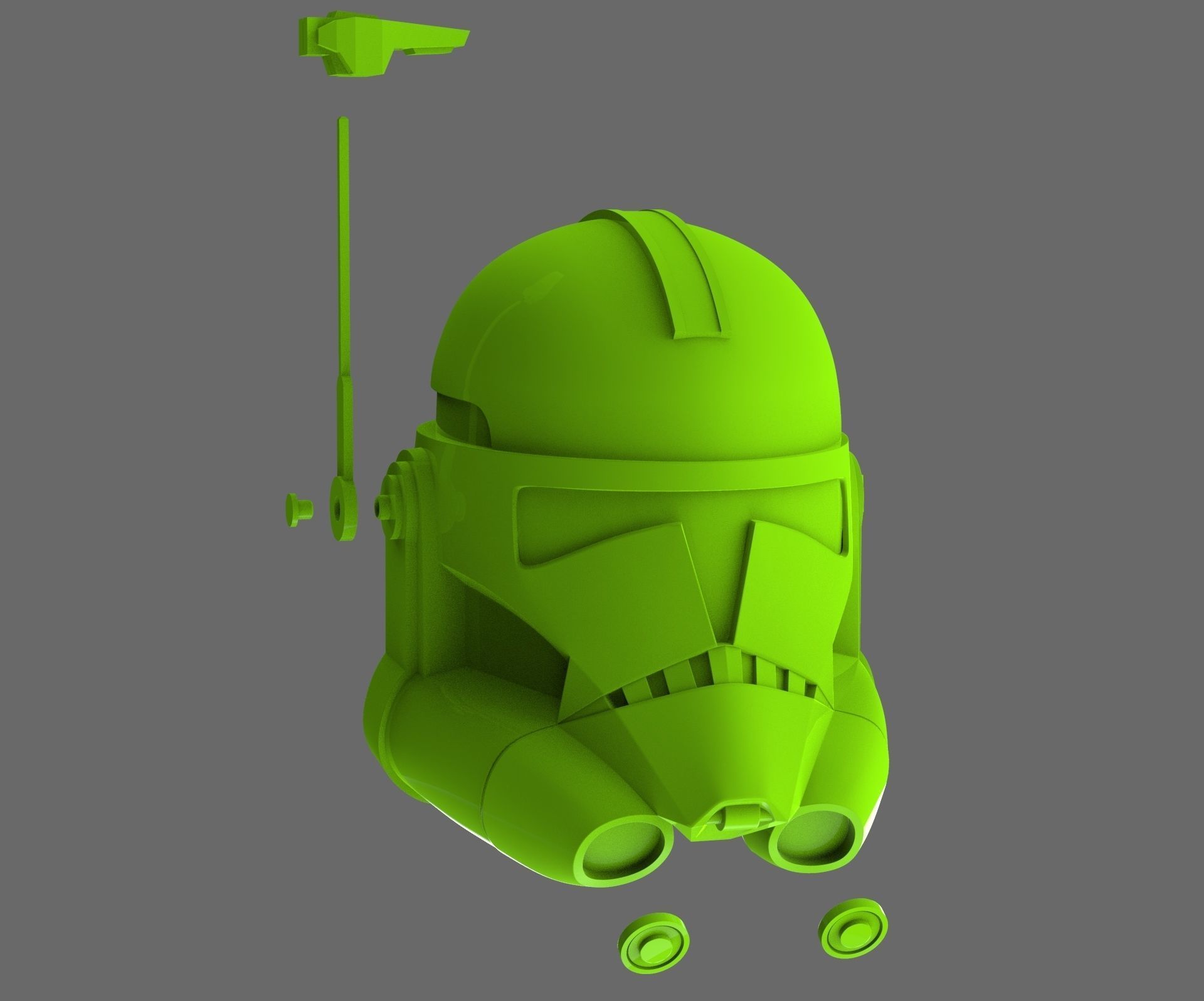 ARC Trooper Helmet - 3D Print Files STL 3D print model_7
