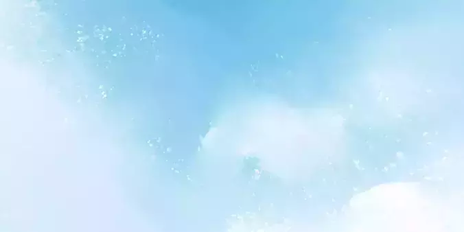 HDRI Panoramic Sky - 360 - painted clouds Low-poly 3D model