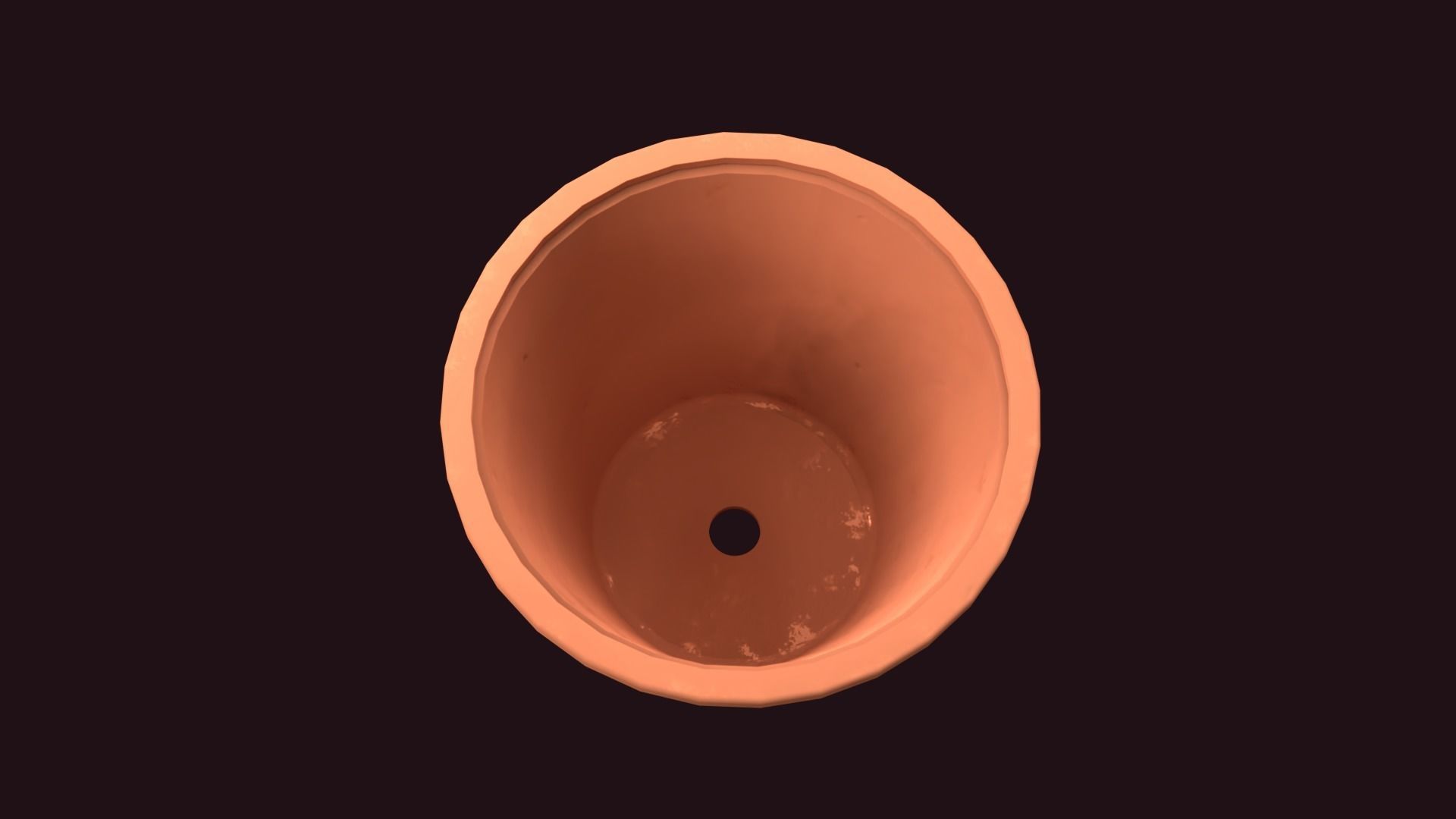 Plastic Flower Pots Low-poly 3D model_6