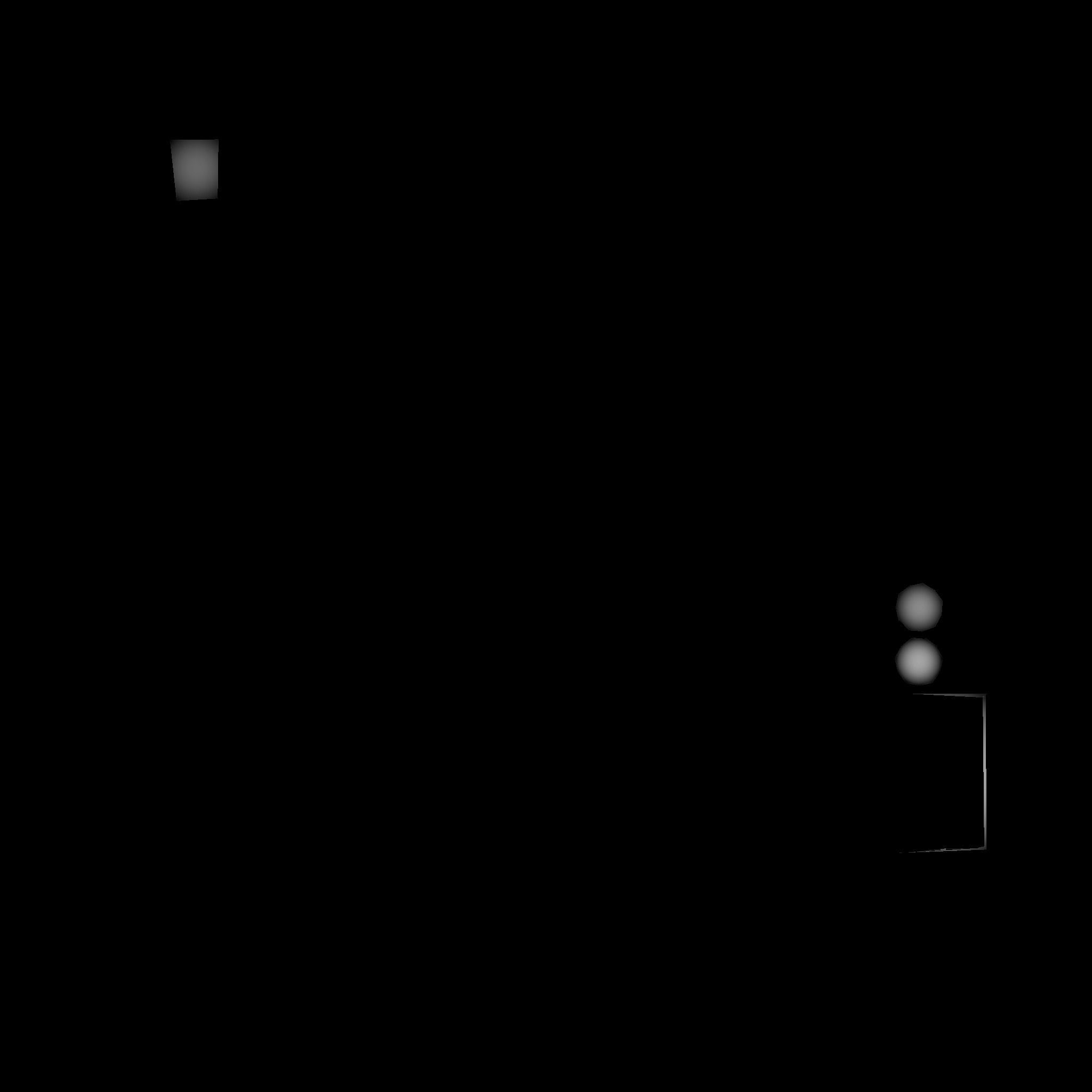 Cottage house Low-poly 3D model_10