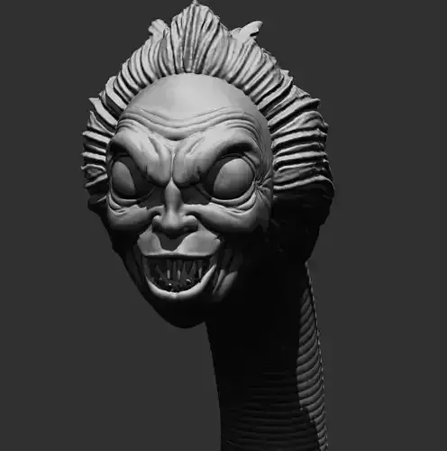 BEETLE SNAKE printable 3D figure 3D print model