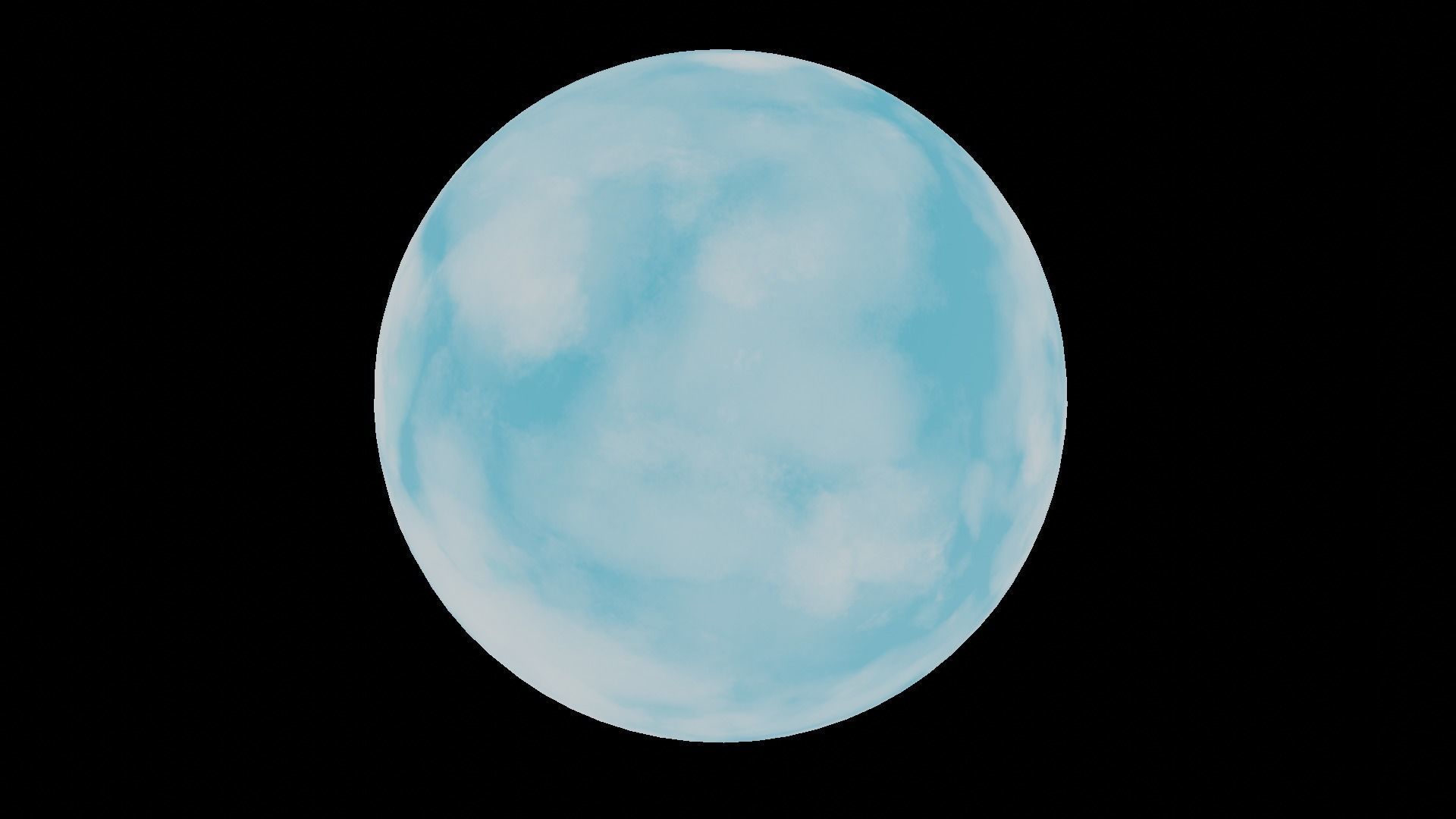 HDRI Panoramic Sky - 360 - paradise light  Low-poly 3D model_7