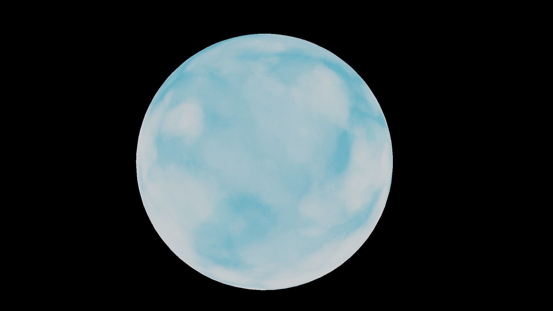 HDRI Panoramic Sky - 360 - paradise light  Low-poly 3D model_3