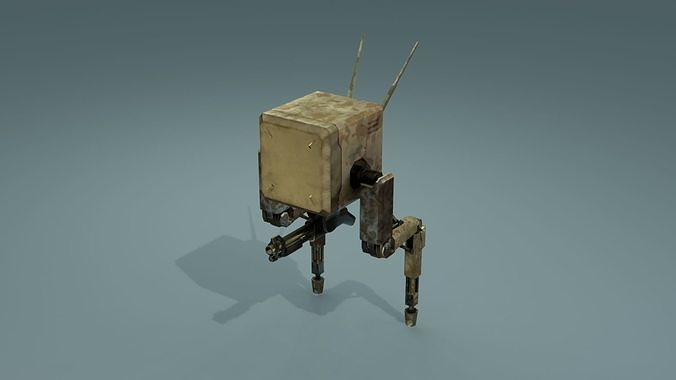 Robot - Bot 1 Low-poly 3D model