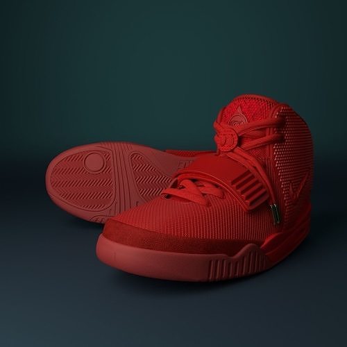 Nike Air yeezy 3D model