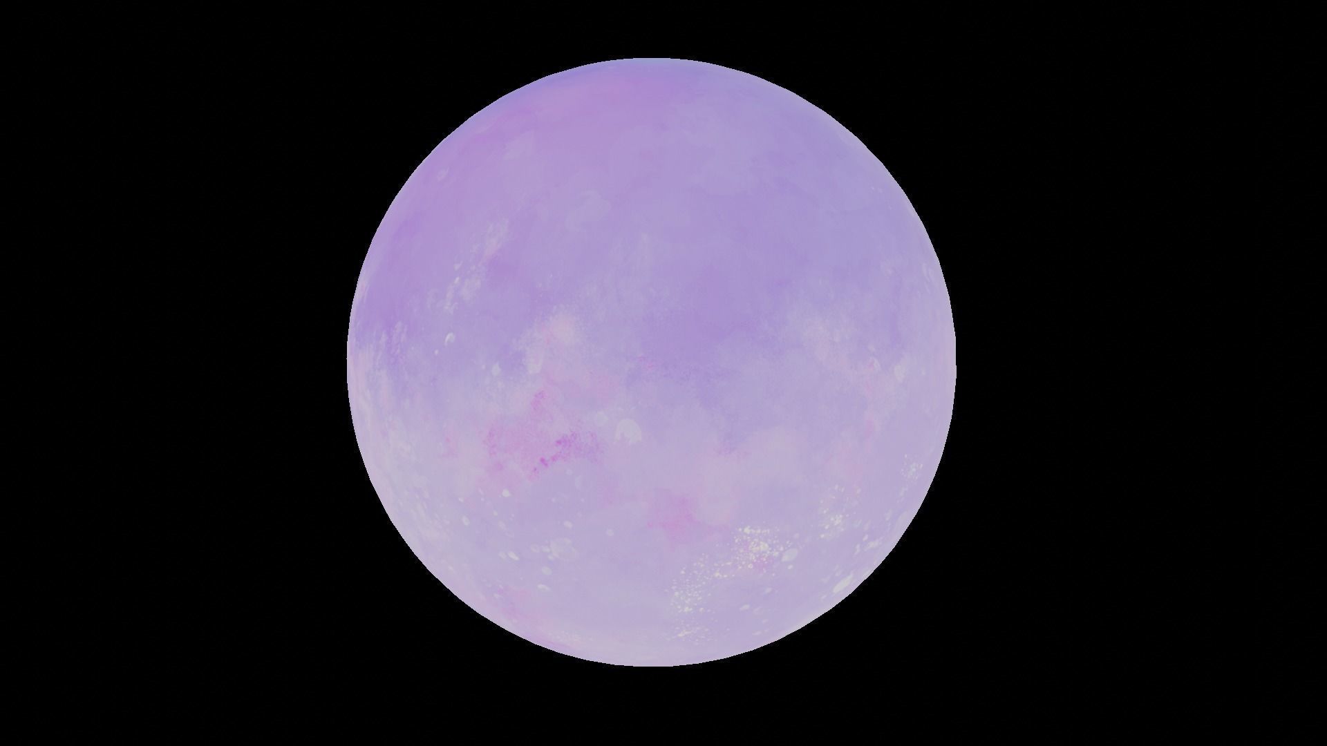 HDRI Panoramic Sky - 360 - magic purple night Low-poly 3D model_12