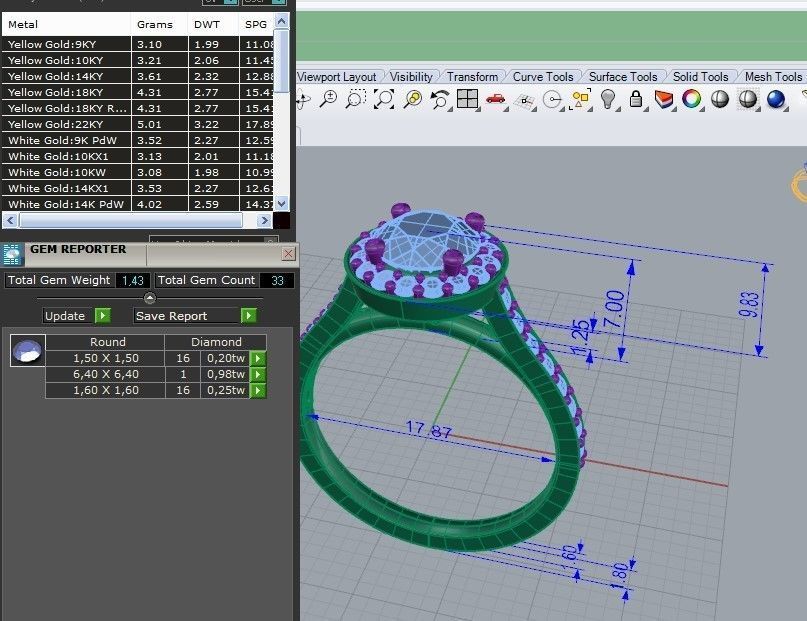 RING HALO SETTING 3D print model_2