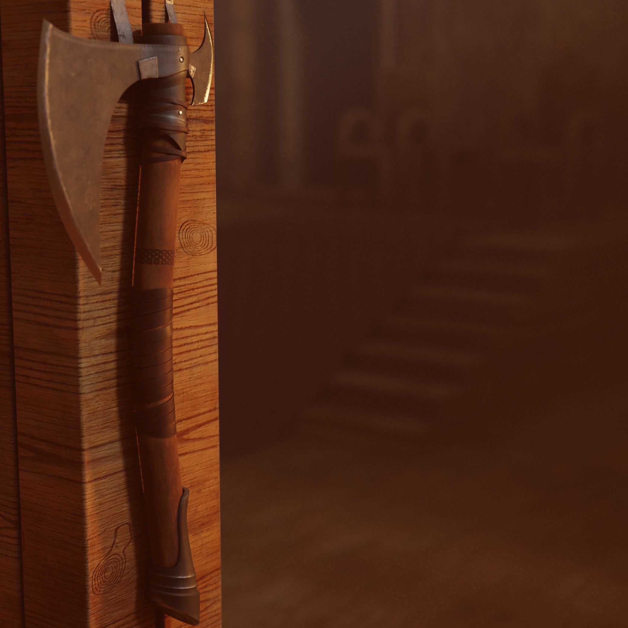 Axe Concept 3D 3D model_2