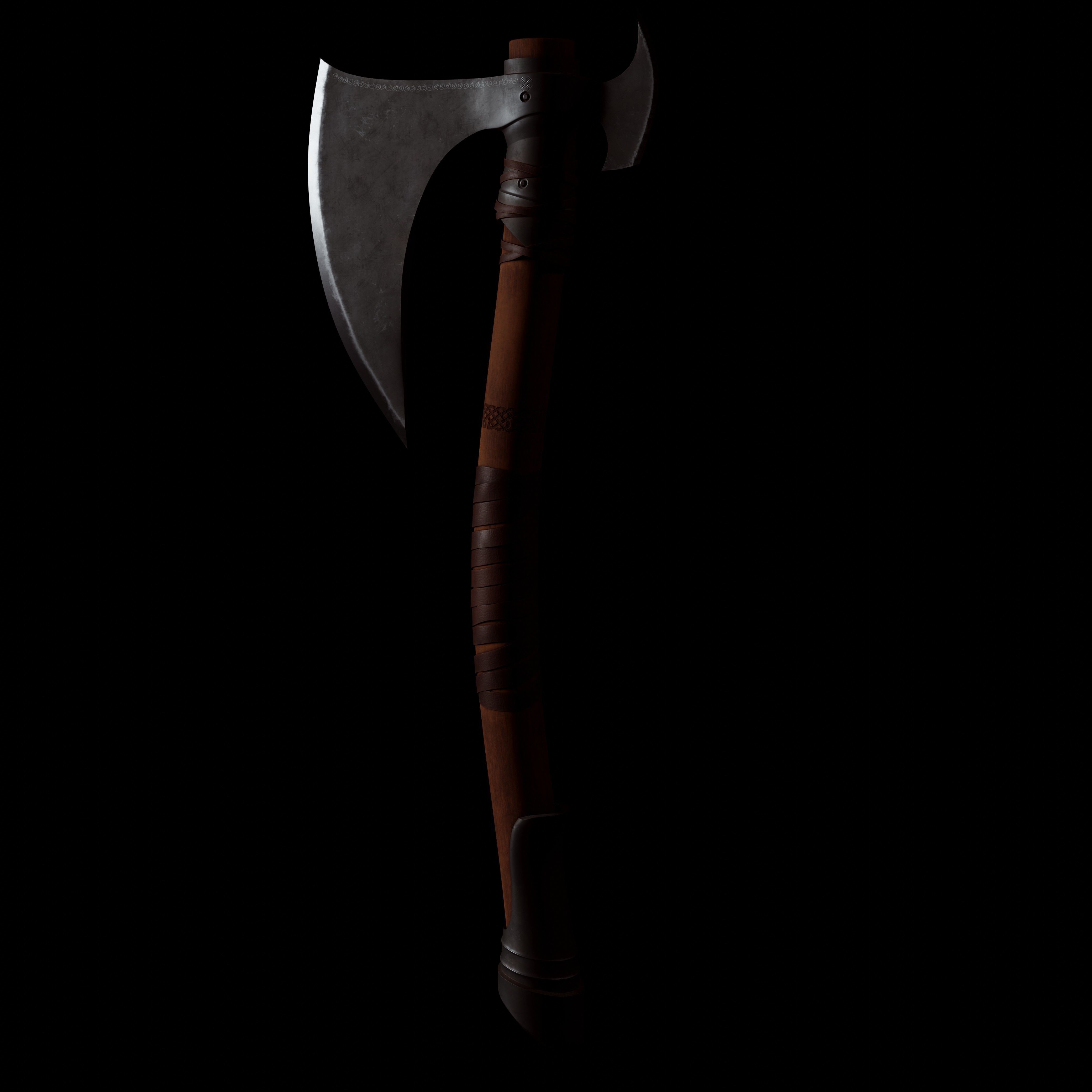 Axe Concept 3D 3D model_3