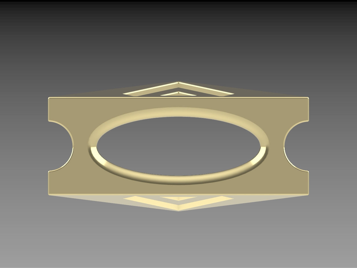 Shamballa bracelet clover lock 3D print model_1