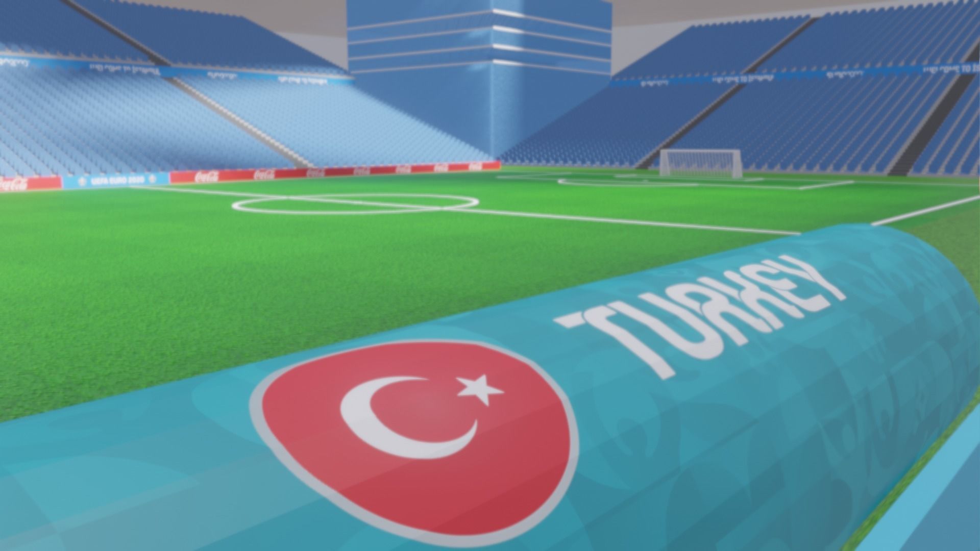 Free EuroArena Soccer Stadium Euro 2020 Istanbul 3D model_4
