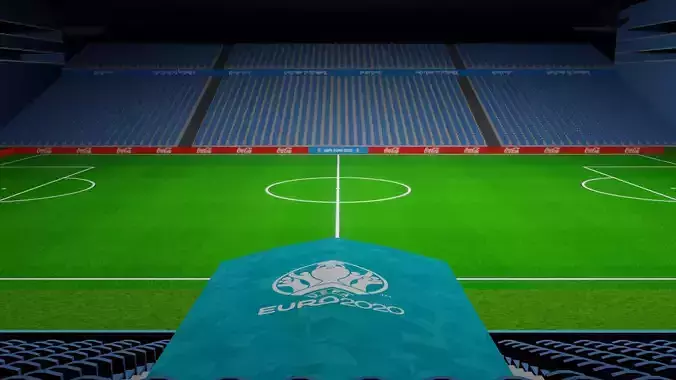 Free EuroArena Soccer Stadium Euro 2020 Istanbul 3D model