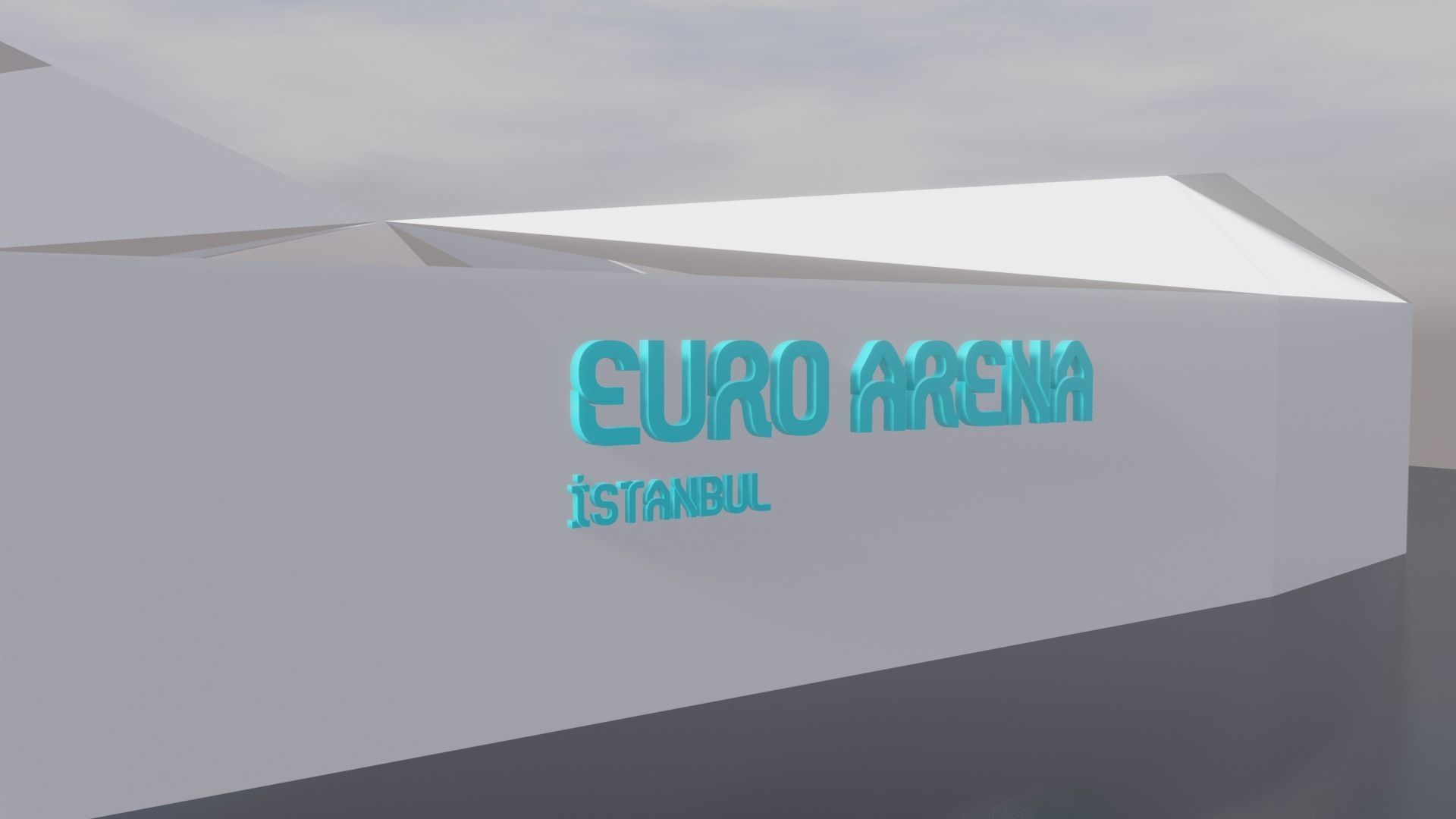 Free EuroArena Soccer Stadium Euro 2020 Istanbul 3D model_8