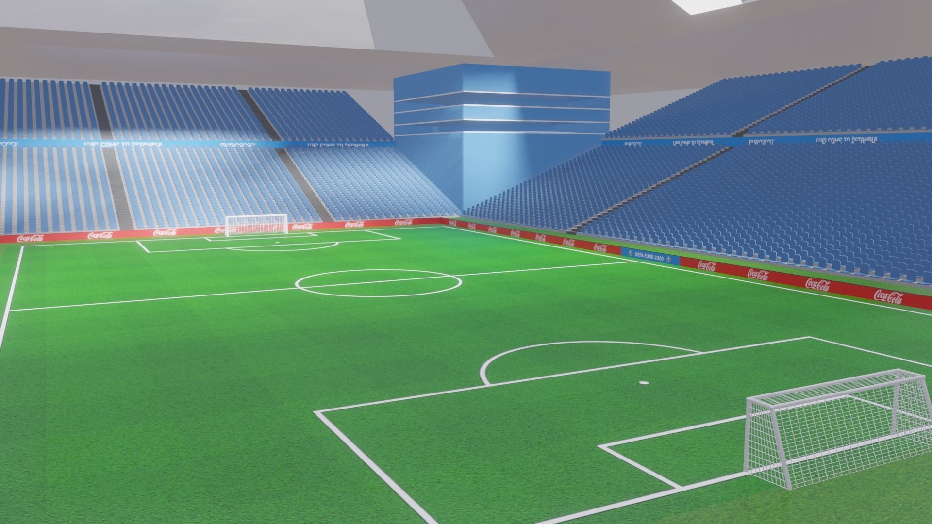 Free EuroArena Soccer Stadium Euro 2020 Istanbul 3D model_11