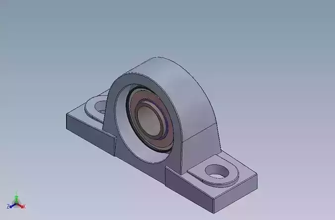 ucp  200 series Bearing 3D model