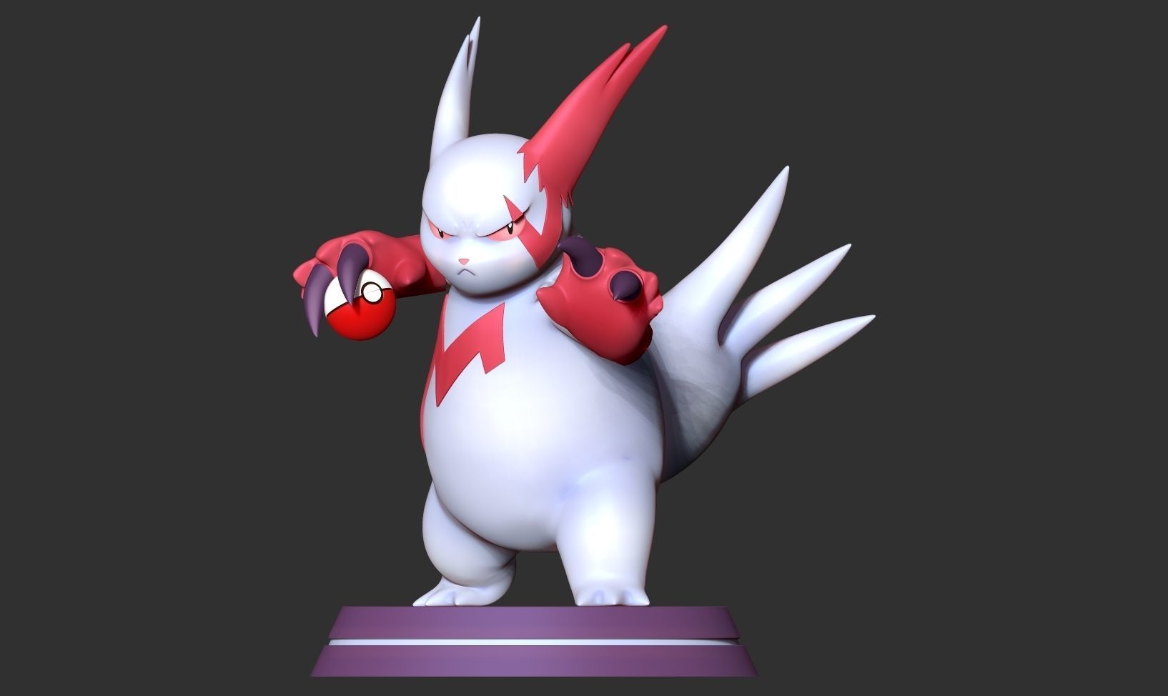 Zangoose - Pokemon Fanart 3D print model_7