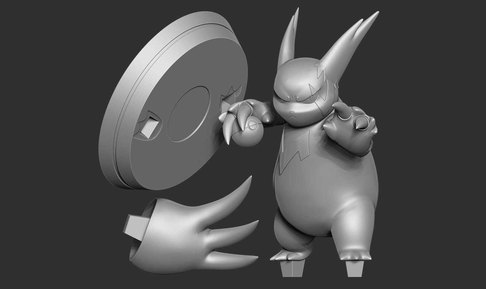 Zangoose - Pokemon Fanart 3D print model_2
