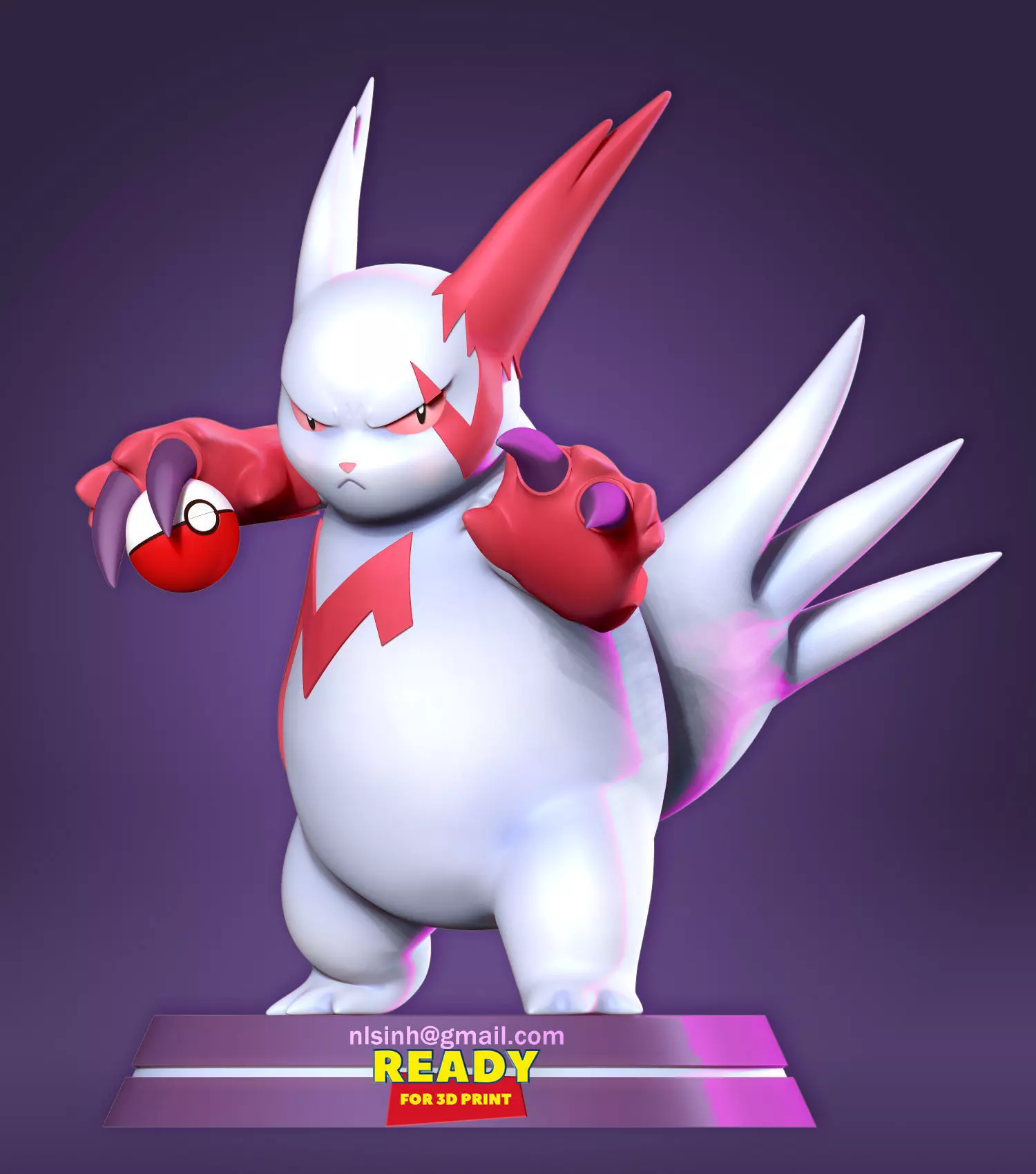 Zangoose - Pokemon Fanart 3D print model_0